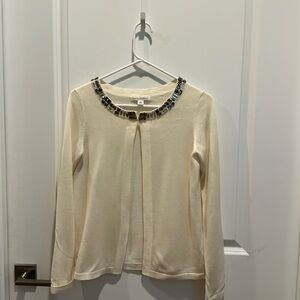 Banana Republic ivory cardigan